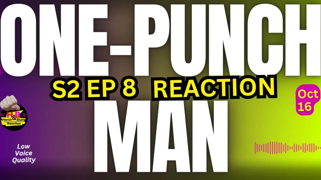 Suriyu Begs For A "Hero"? | S2 EP 8 One Punch Man Anime Reaction Theories Harsh&Blunt