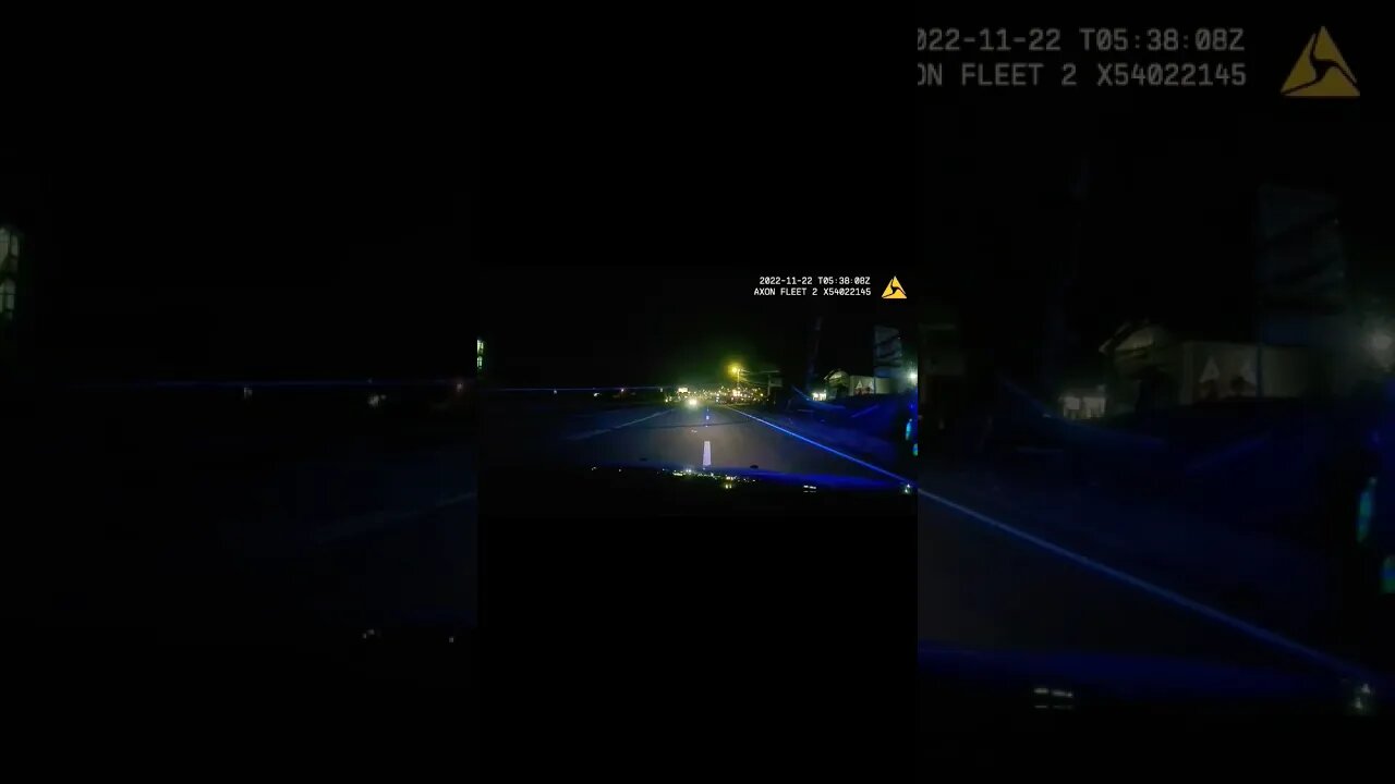 Police Officer Almost Decapitated by Power Lines