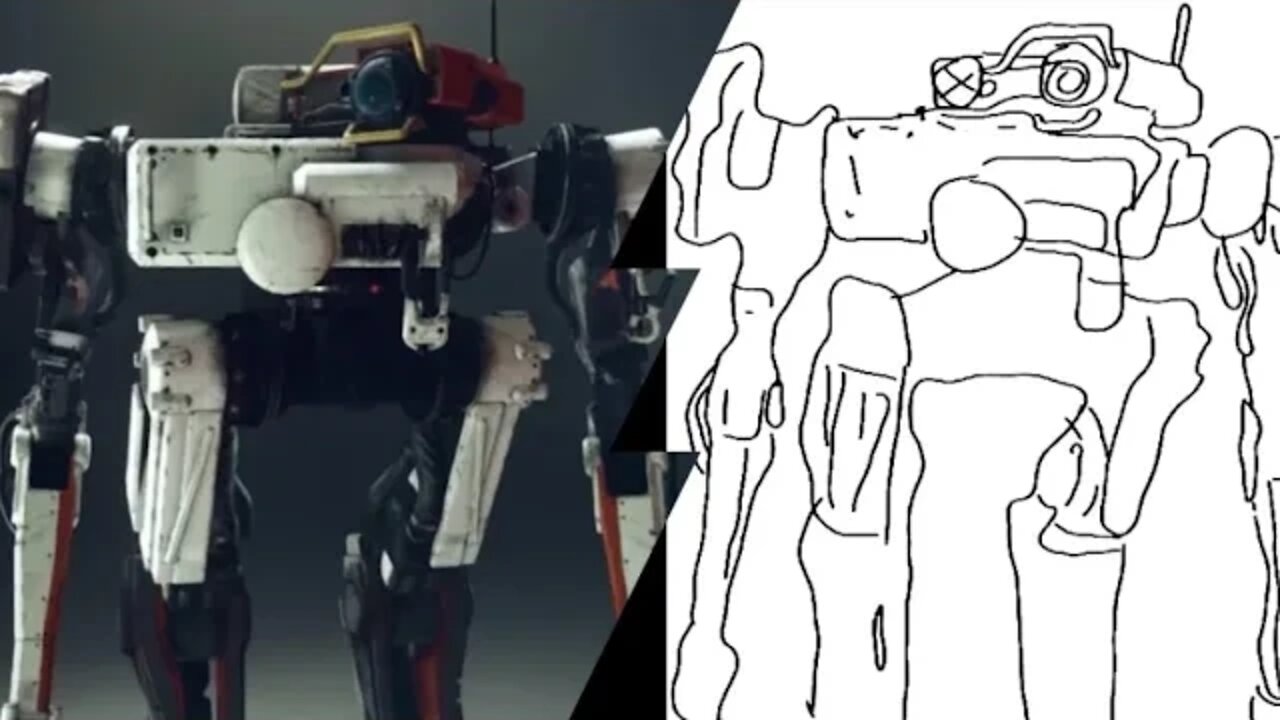 How to Draw Starfield Robot?