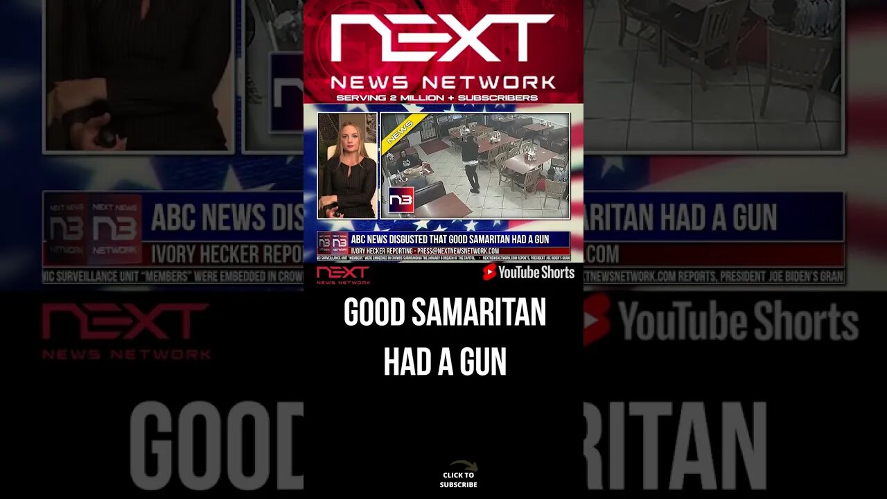 ABC News Disgusted That Good Samaritan Had a Gun #shorts