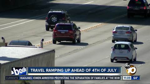 Travelers start 4th of July holiday