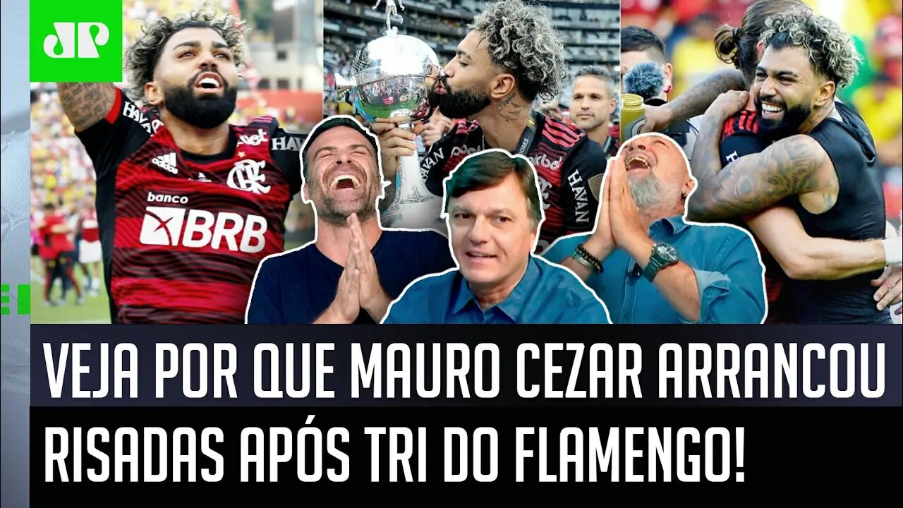 "Menos de 48h DEPOIS de o Flamengo GANHAR a Libertadores, EU QUERO..." Mauro Cezar ARRANCA RISADAS!