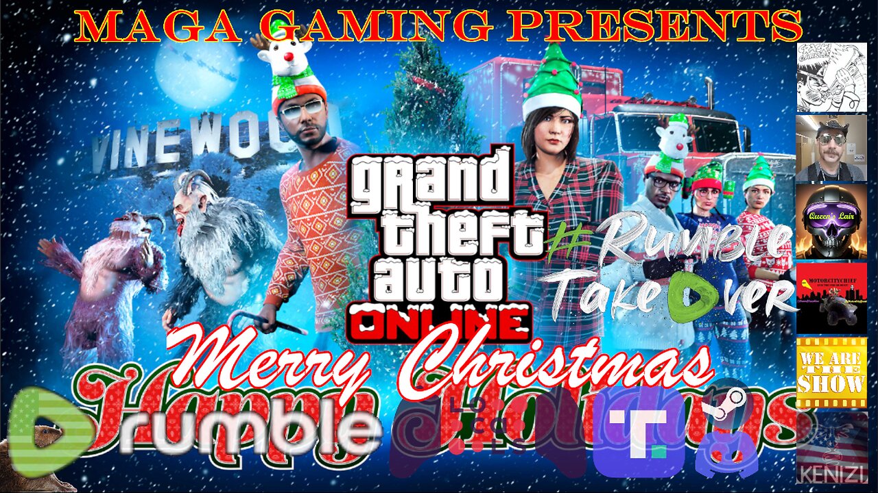 GTAO - Happy Holidays Week: Friday w/ WeAreTheShow, MotorCityChief, QueenJ0sephine, RoiRatt and Camcam