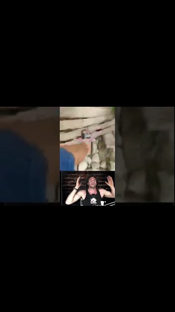 Crossing a flimsy bridge on a moped. What could go wrong? #Shorts