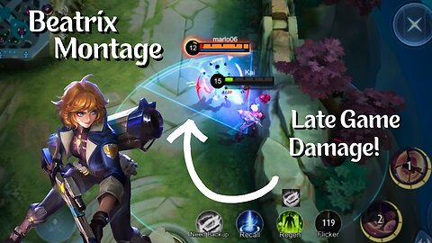 Beatrix Damage in Late Game is Scary! || Mobile Legends Bang Bang