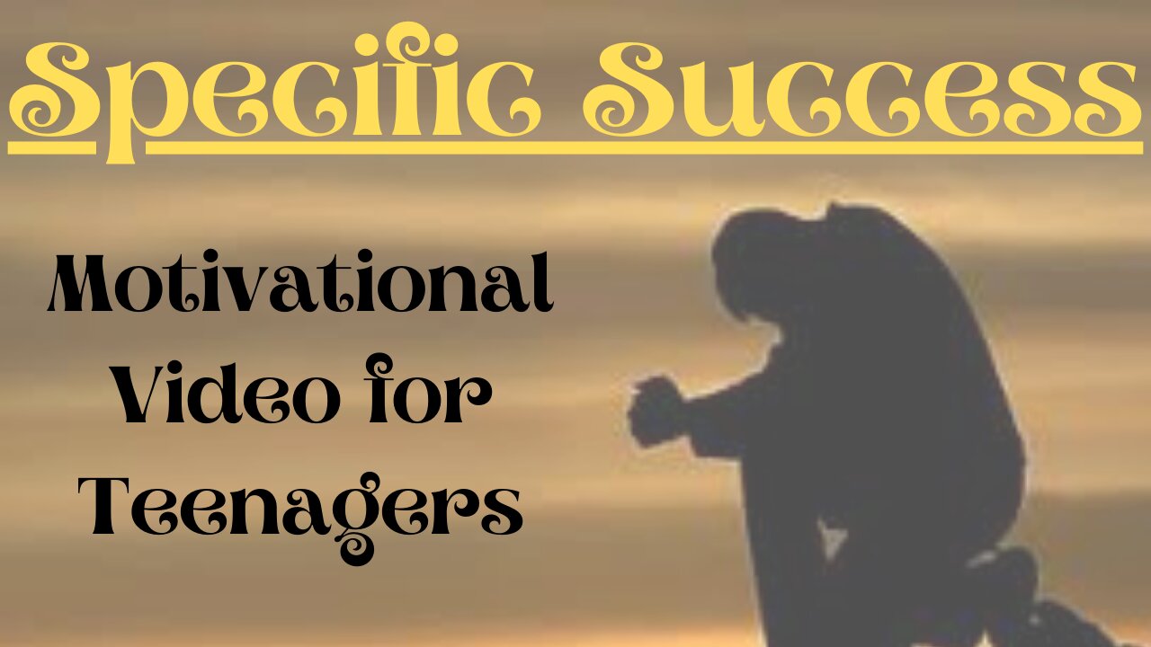 Specific success l Best Motivational Video
