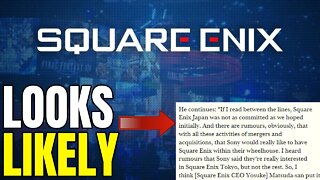 More Talk Of Sony Looking To Buy Square Enix (Japan)