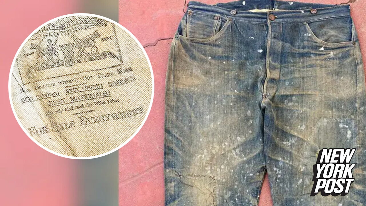 Levi's jeans from 1880s with racist slogan sold at auction for $76K