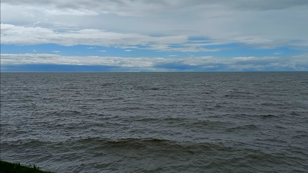 Lake Erie on a Mostly Cloudy & Brisk Day ~ May 3, 2023