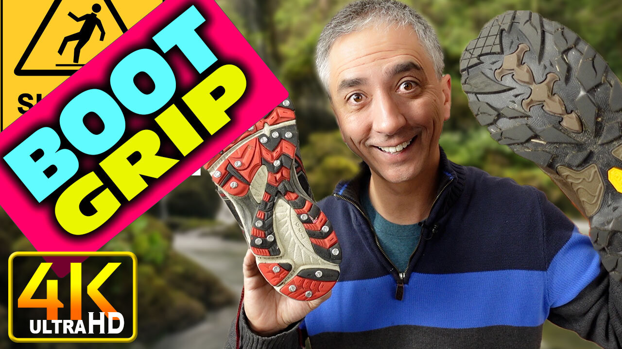 How to Give Boots More Grip on Slippery Surfaces (4k UHD)