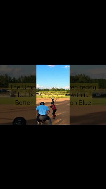 Umpire wasn’t even ready...