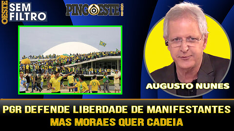 PGR defende liberdade de alguns manifestantes [AUGUSTO NUNES]