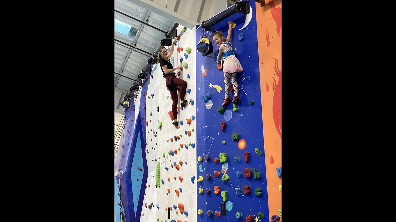 Some Indoor Rock Climbing Fun!