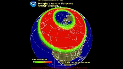 NORTHERN LIGHTS VISIBLE TONIGHT!