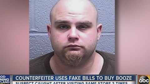 Counterfeiter uses fake bills to buy booze in Carroll County