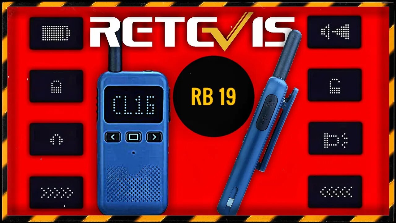 Retevis Rb-19 22 channel frs two way radio overview and range test.