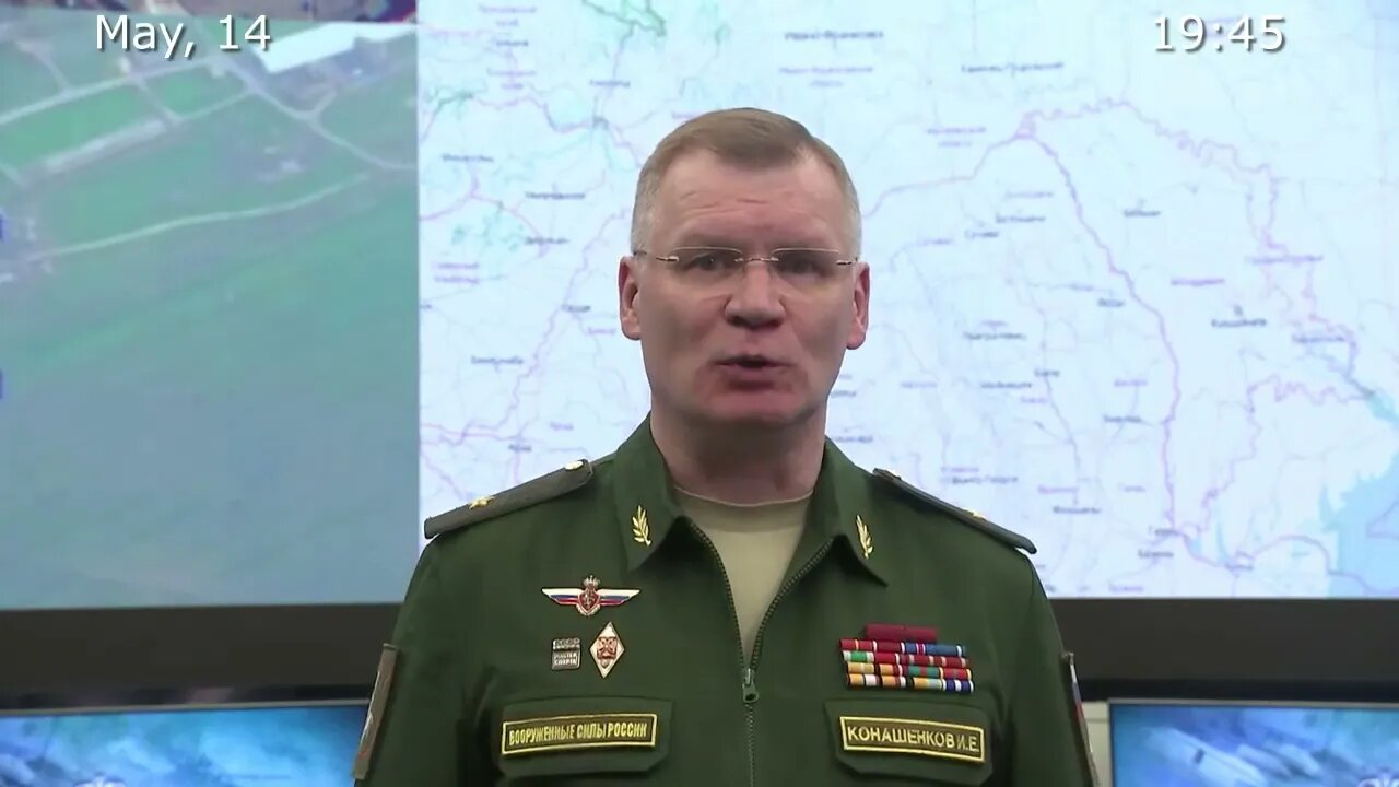 Russia's MoD May 14th Nightly Special Military Operation Status Update