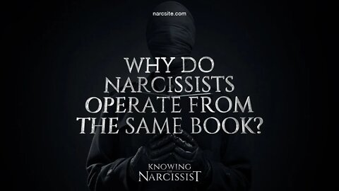 Why Do Narcissists Operate From the Same Book?