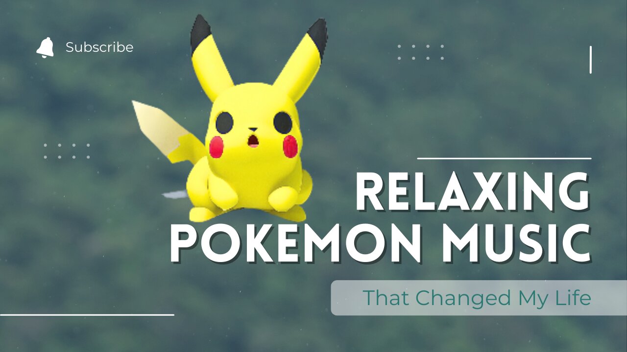 Relaxing Pokemon Music for Studying, Sleeping, and Relaxation 🎶 Instrumental Compilation