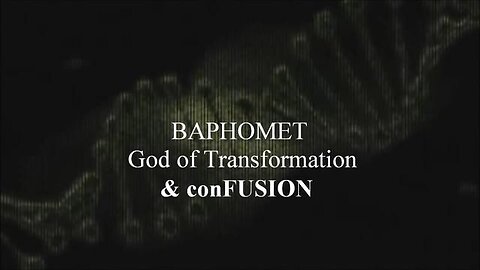 Baphomet god of transformation & confusion