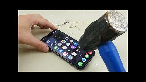 Titanium iPhone 15 Pro Hammer & Knife Scratch Test!