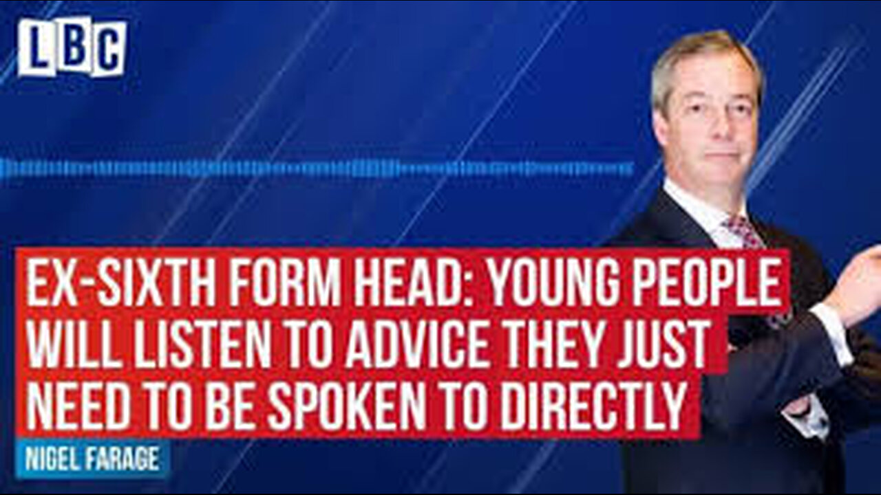 Nigel Farage - The New More Relaxed Realist Nigel Farage! The Young Need His Positivity...