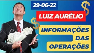 LUIZ AURÉLIO INFORMAÇÕES DAS OPERAÇÕES #luizaurelio