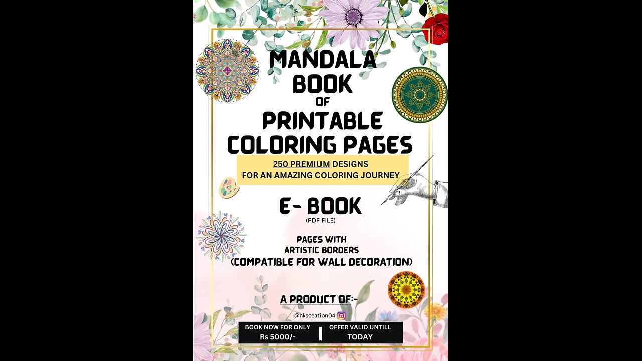 MANDALA COLORING EBOOK