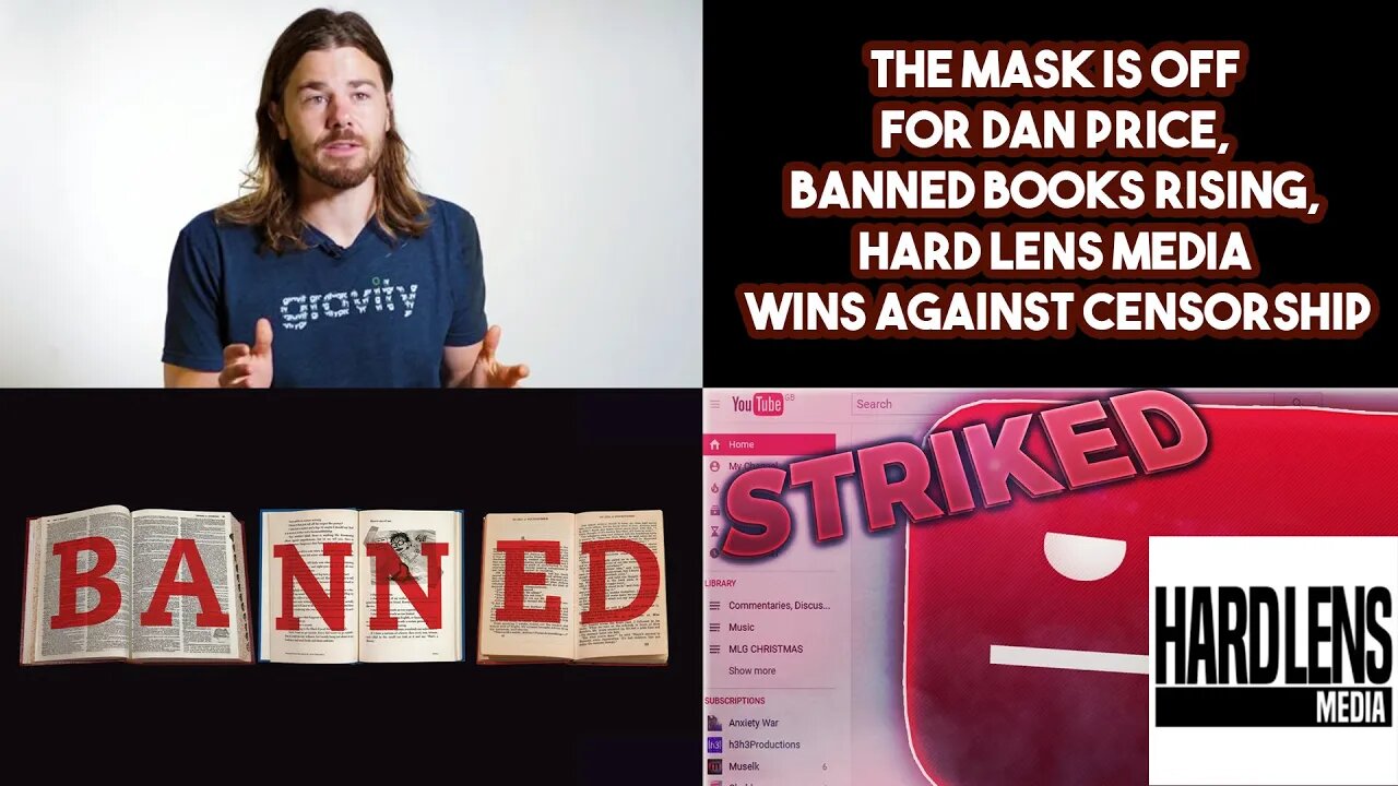 The Mask Is Off For Dan Price, Banned Books Rising, Hard Lens Media Wins Against Censorship