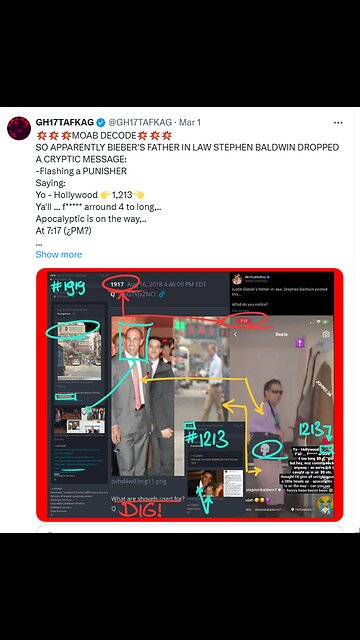 Justin Bieber’s father-in-law, Stephen Baldwin posted this…What do you notice?