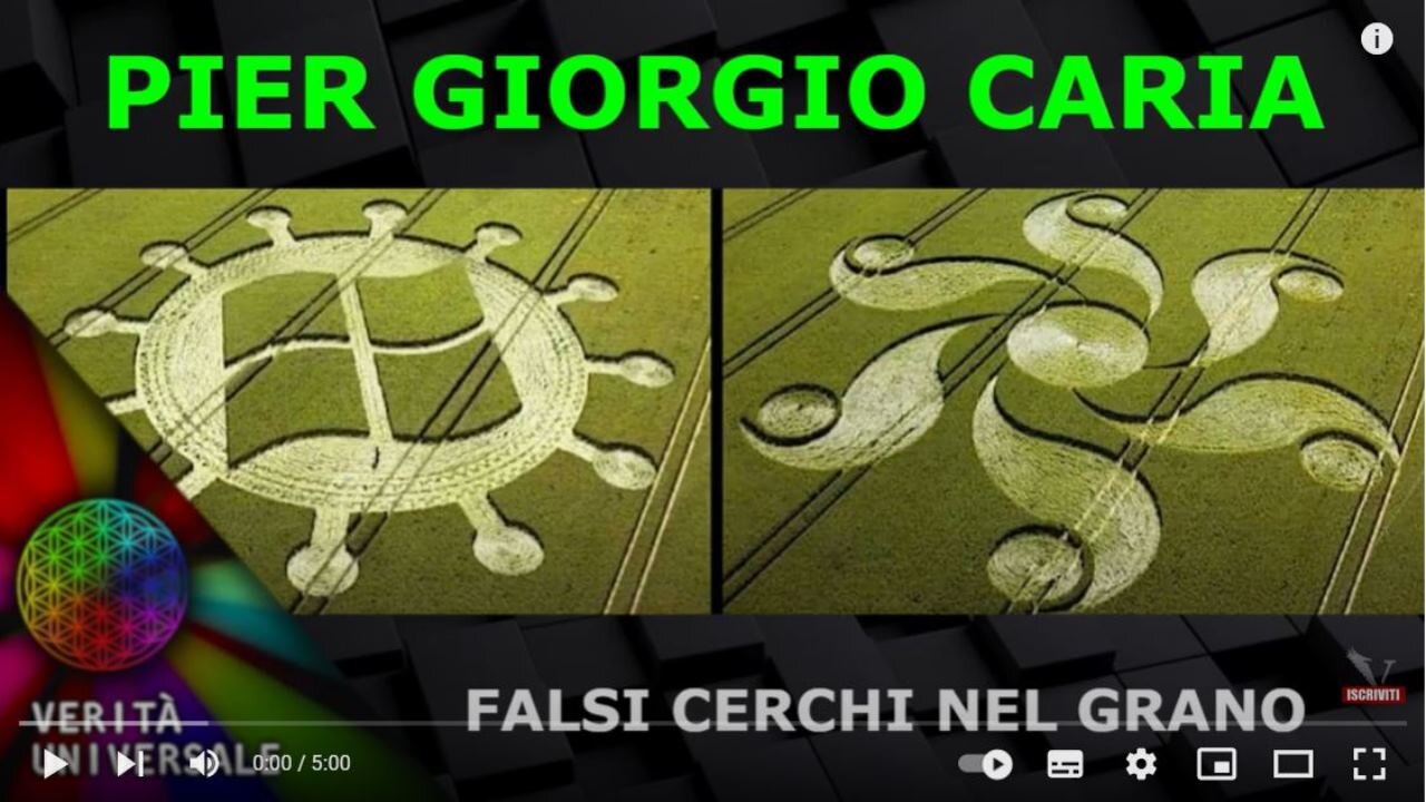 Pier Giorgio Caria - Falsi Cerchi nel Grano