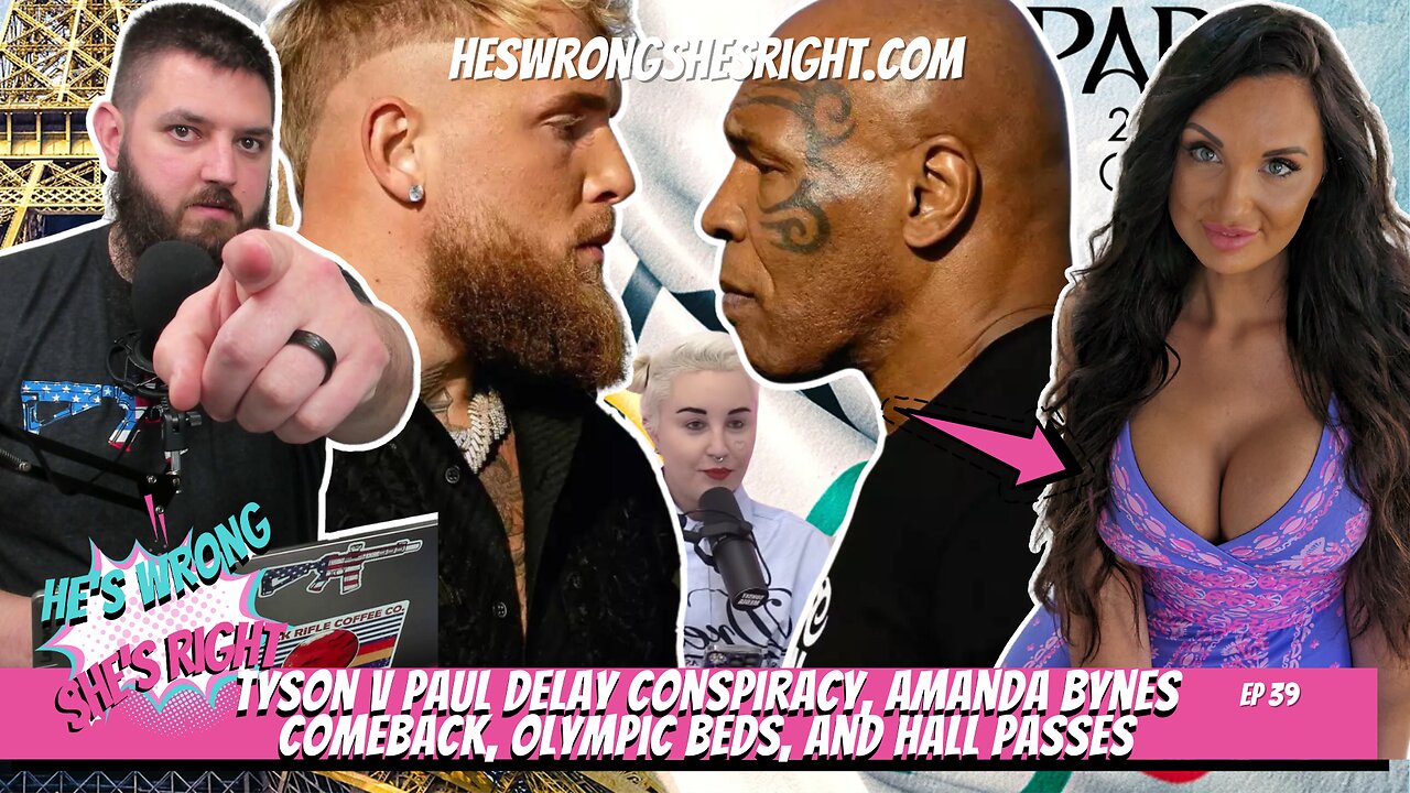 Tyson v Paul delay conspiracy, Amanda Bynes comeback, Olympic beds, and hall passes - HWSR Ep 39