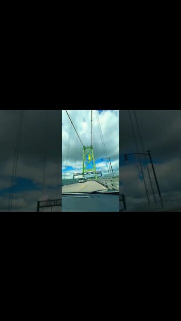 Driving over the Halifax bridge