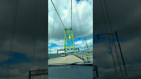 Driving over the Halifax bridge