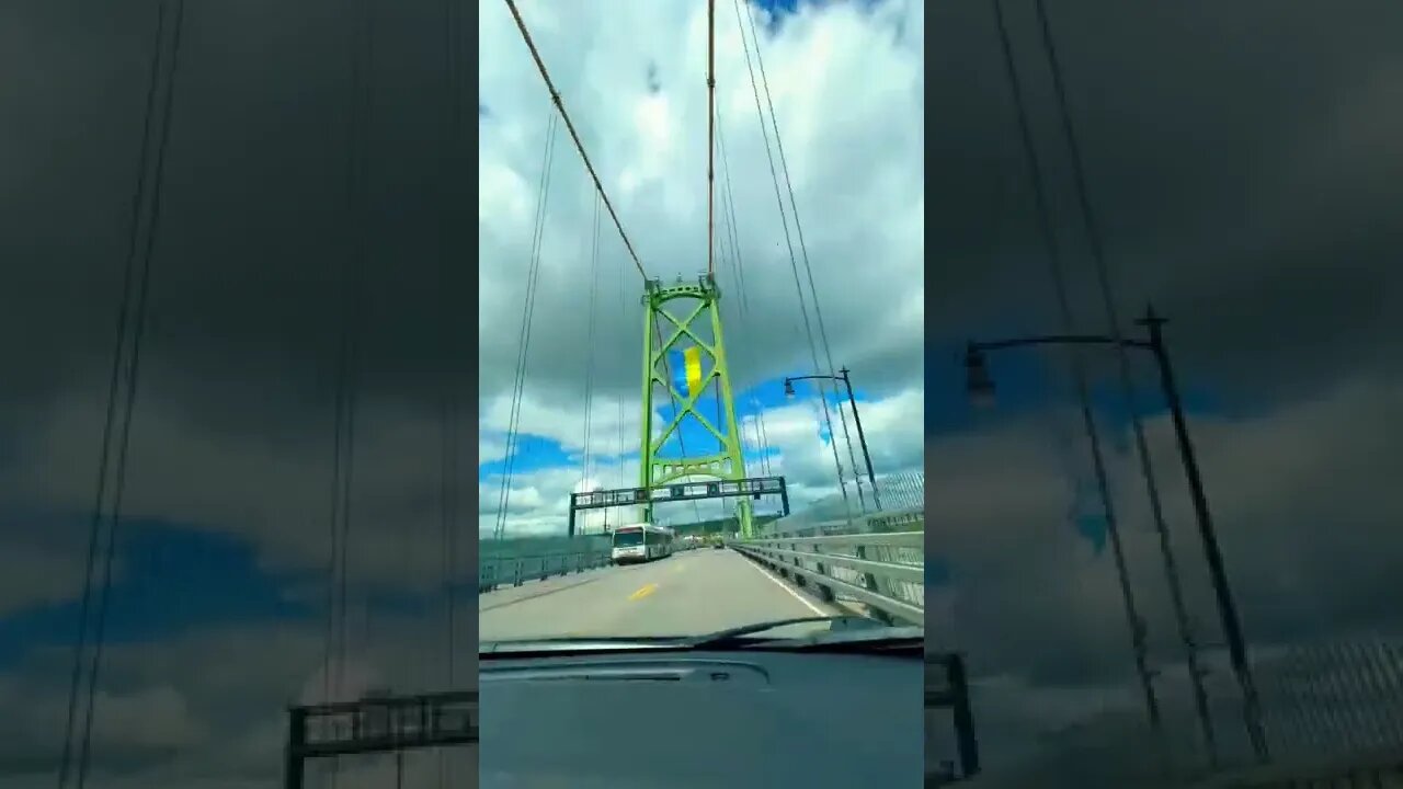 Driving over the Halifax bridge