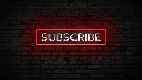 Subscribe Button Footage Light, Neon, Color Free Stock Footage Subscribe Button Copyright Free