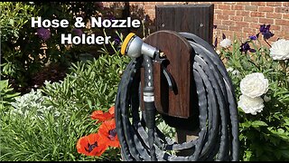 How to Make a Garden Hose & Nozzle Holder - Woodworking Project Plans Available