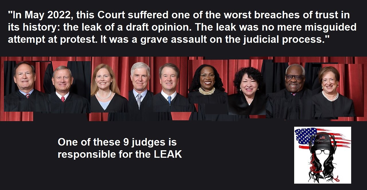 Judge responsible for Supreme Court Roe v Wade leak to resign when caught