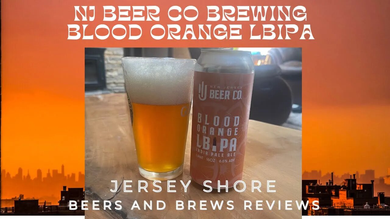 Nj Beer Co Blood Orange LBIPA 1