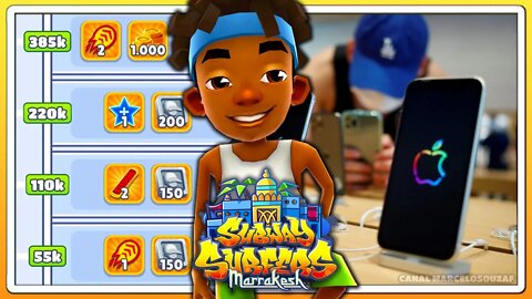 Subway Surfers Marrakesh 2021 | iPhone Parcelado em 22 Vezes | Recorde com Edison