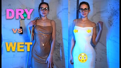 ❤️ Transparent Clothes Haul _ Dry vs Wet with Tina (2024).