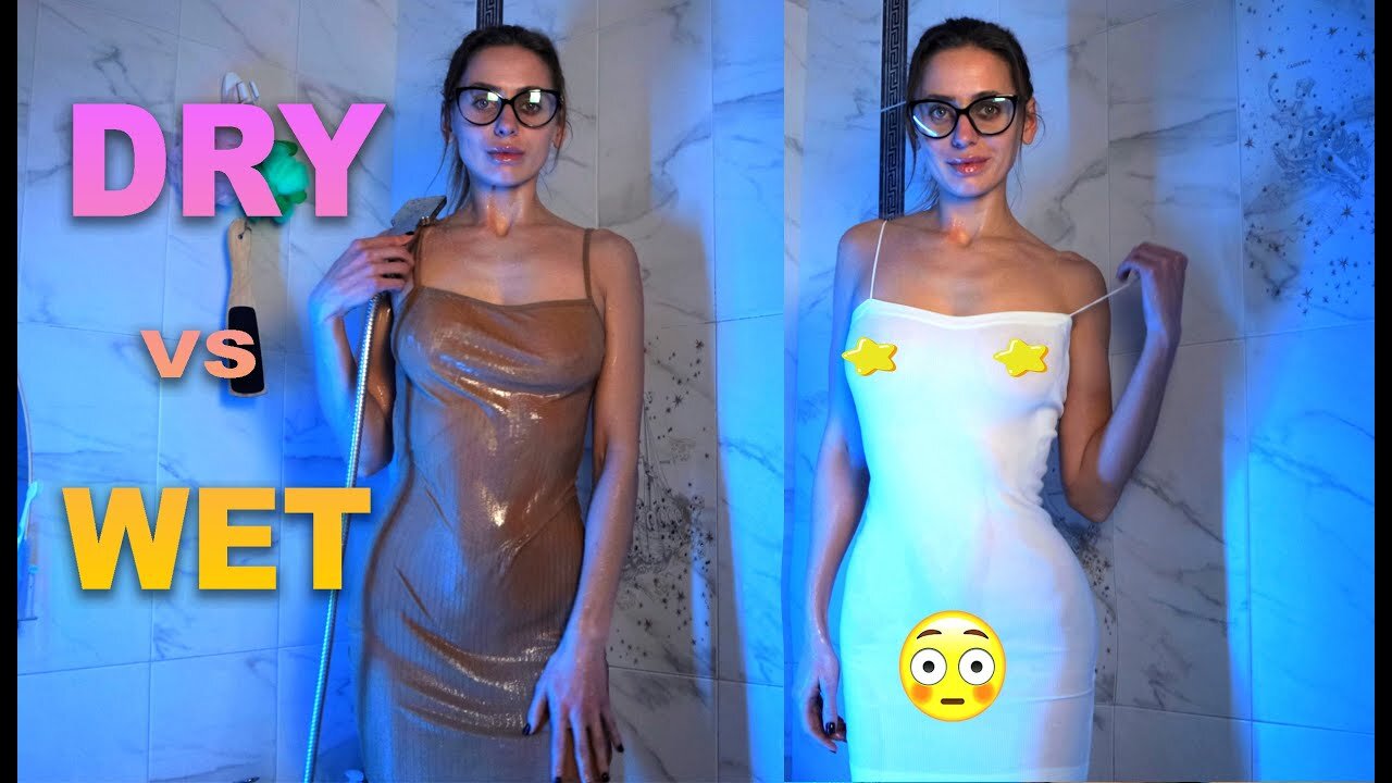 ❤️ Transparent Clothes Haul _ Dry vs Wet with Tina (2024).