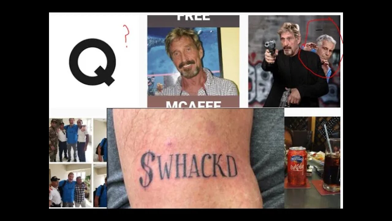 John McAfee out like Epstein, tattoo says not suicidal | Dead man's switch