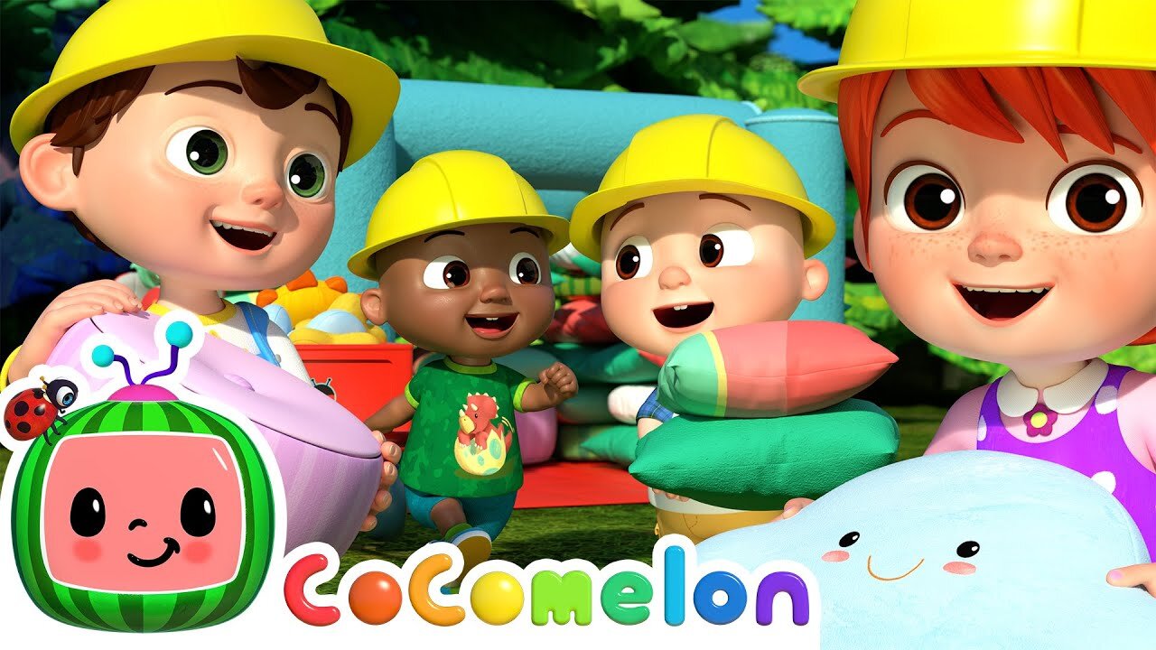 Let's Build a Pillow Fort | CoComelon Nursery Rhymes & Kids Songs