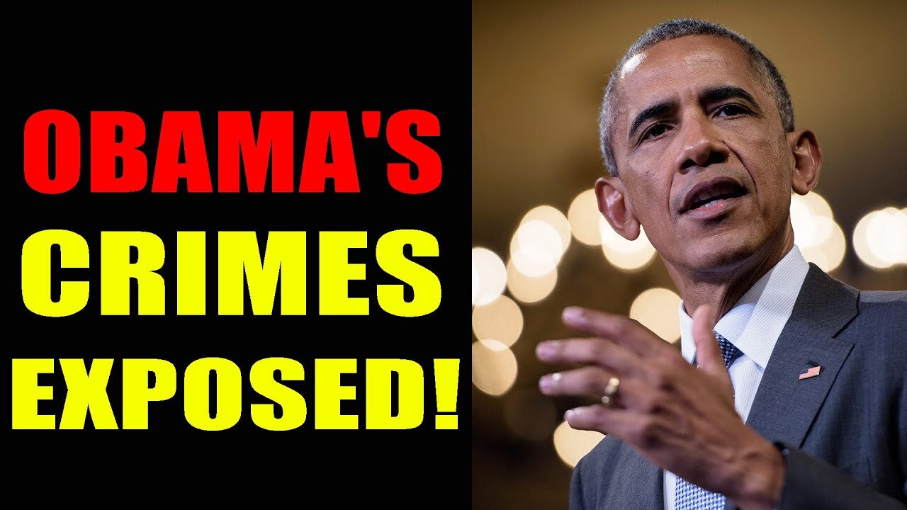 BOMBSHELL!! OBAMA'S CRIMES EXPOSED - PATRIOT MOVEMENT