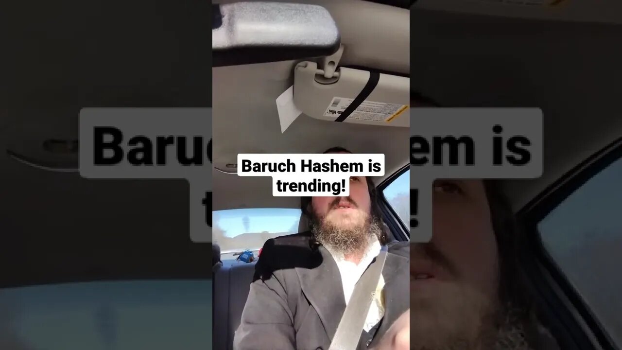 Baruch Hashem is trending!