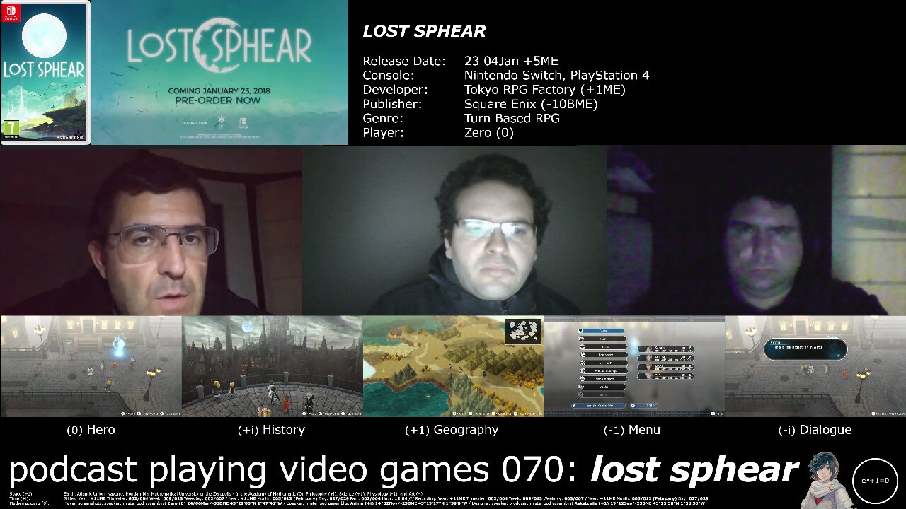 +11 002/004 009/013 003/007 podcast playing video games 070: lost sphear