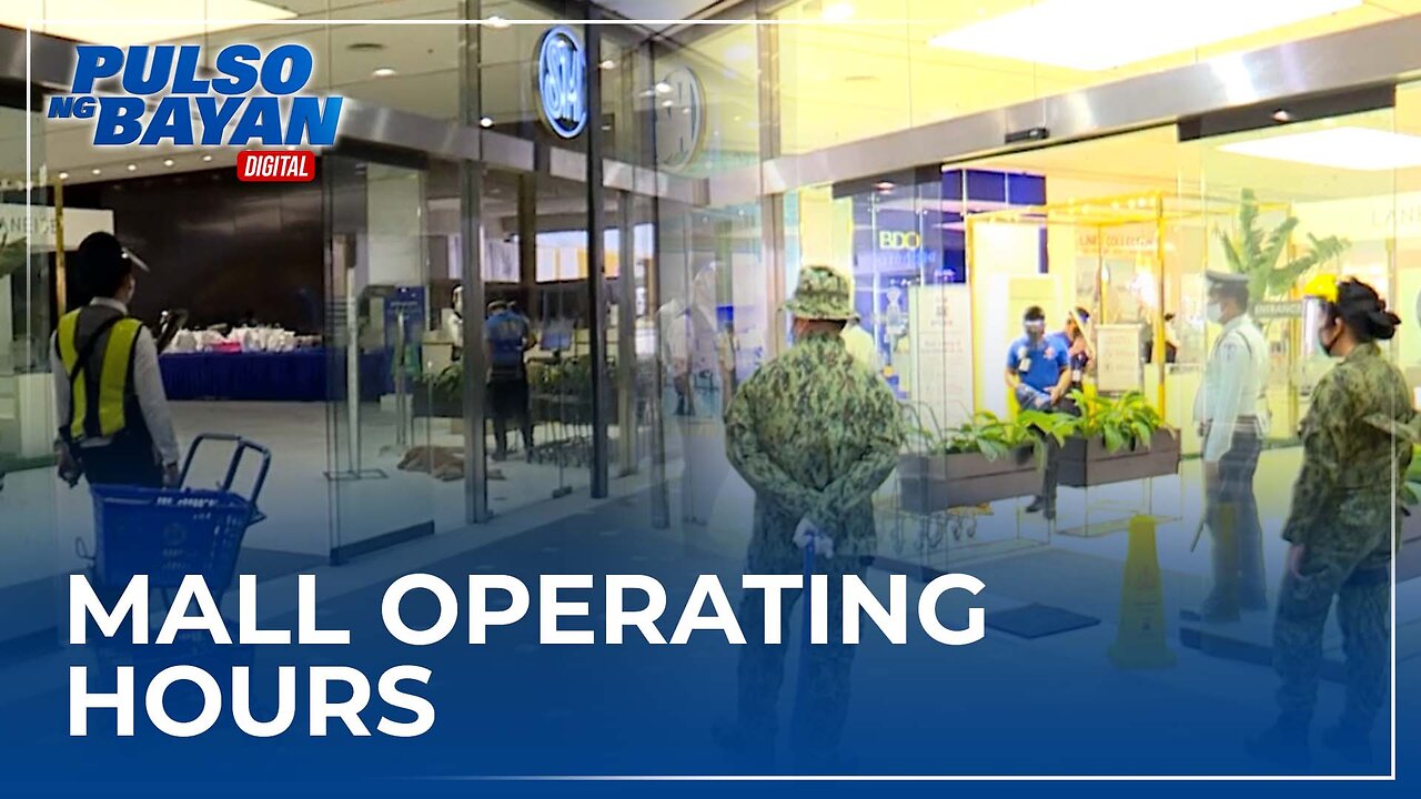 Mall operators, pinulong ng MMDA para sa bagong operating hours; ilang malls, humirit ng exemption