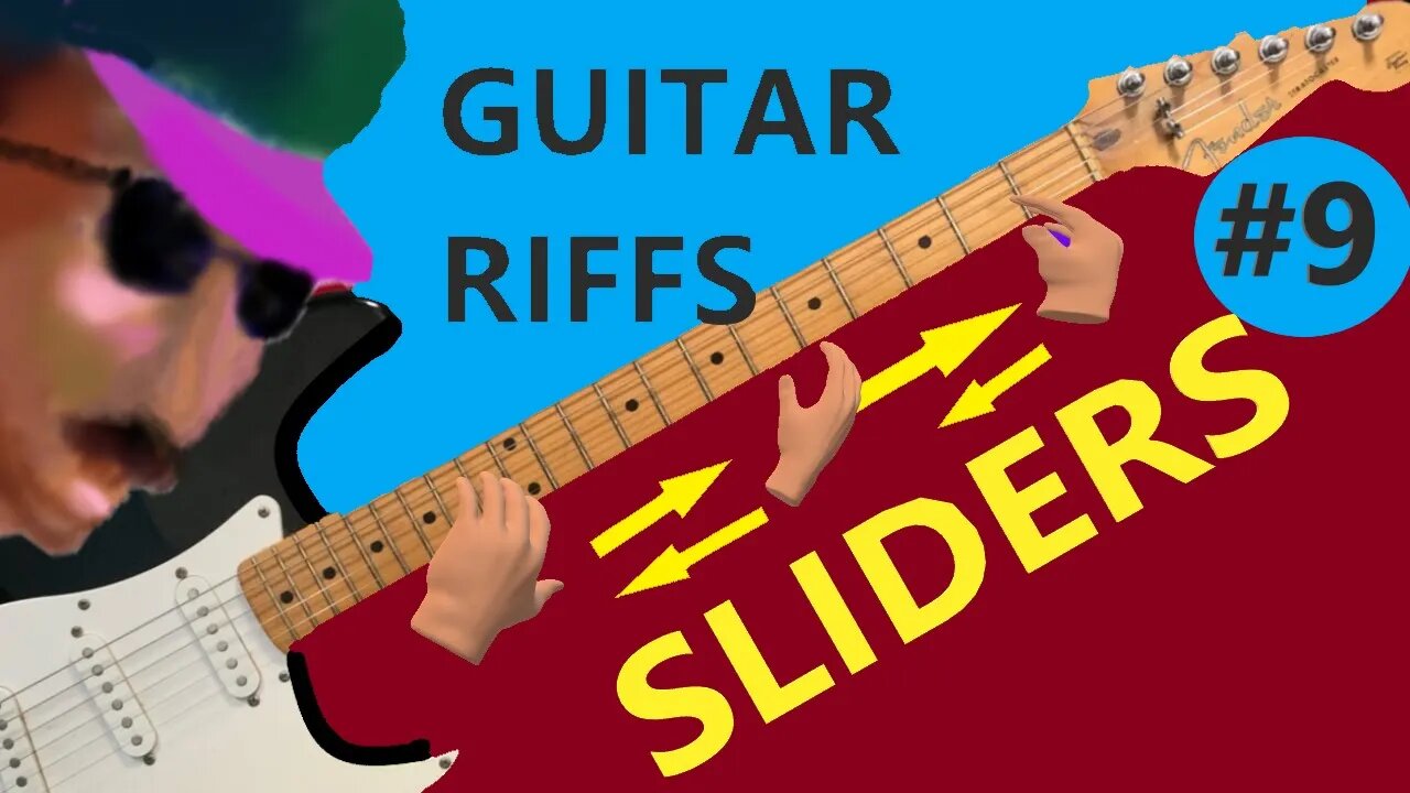 Guitar Riffs Sliders #9 By Gene Petty #Shorts