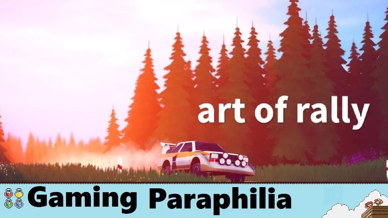 art of rally on the Nintendo Switch is exactly what it says it is and I love that.